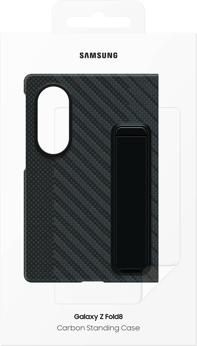 Case for Samsung Galaxy Z Fold8 F971, Carbon Standing, Black EF-XF971SBEGWW