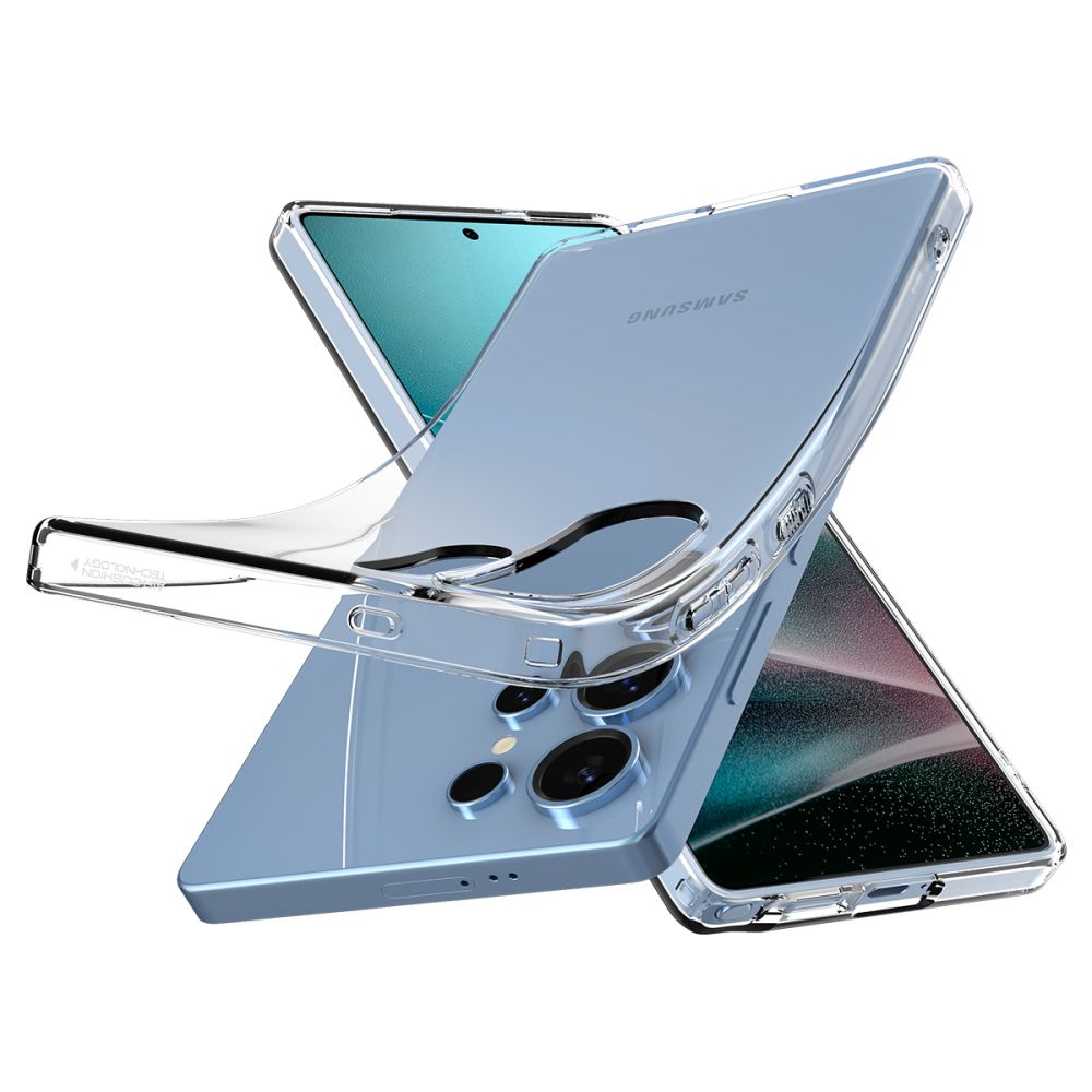 Case for Samsung Galaxy S25 Ultra S938, Spigen, Liquid Crystal, Transparent ACS08948