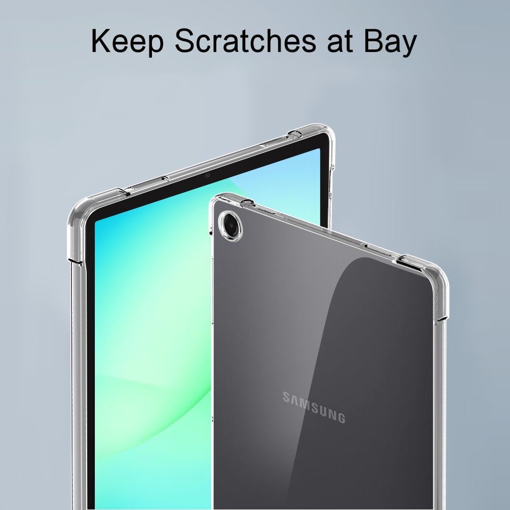 Case for Samsung Galaxy Tab A11 / Tab A9, Tech-Protect, Flexair, Transparent