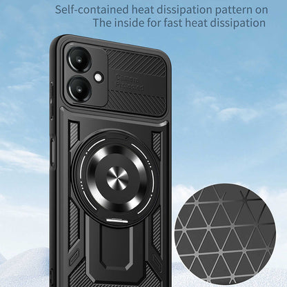 Case for Samsung Galaxy A07 4G A075, Techsuit, RuggedCam, Black