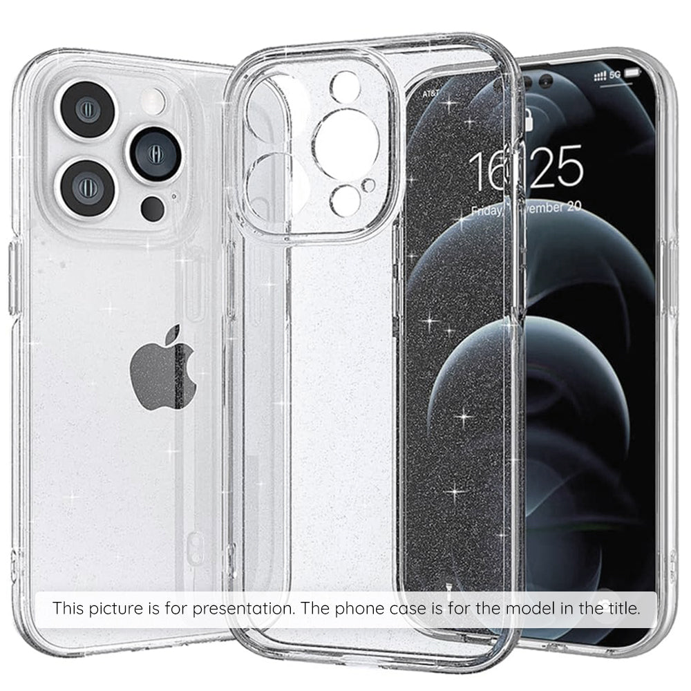 Case for Samsung Galaxy A07 4G A075, Techsuit, SparkleSkin, Transparent