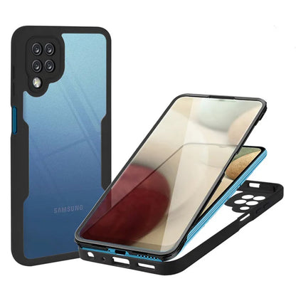 Case for Samsung Galaxy A12 A125, Techsuit, ColorVerse 360, Black