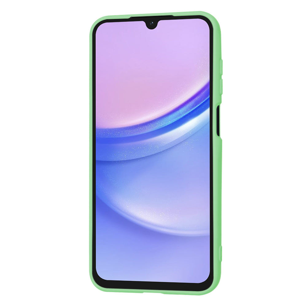 Case for Samsung Galaxy A15 5G A156 / A15 A155, Techsuit, SoftFlex, Light Green