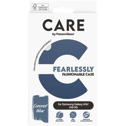 Case for Samsung Galaxy A16 5G A166 / A16 4G A165, PanzerGlass, Fashionable Care, Blue