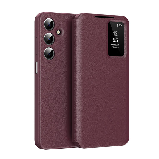 Case for Samsung Galaxy A17 4G / A17 5G / A26 A266, Techsuit, SmartView, Red