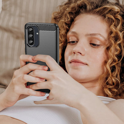 Case for Samsung Galaxy A27 5G, Techsuit, Carbon, Black