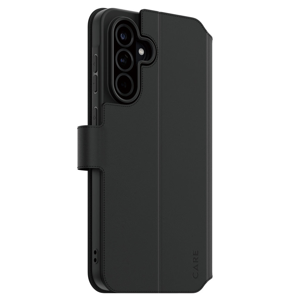 Case for Samsung Galaxy A36 A366, PanzerGlass, Care Feature Kickstand Wallet, Black