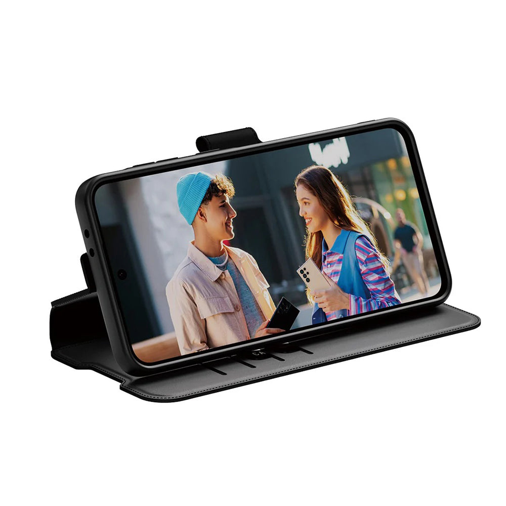 Case for Samsung Galaxy A36 A366, PanzerGlass, Care Feature Kickstand Wallet, Black