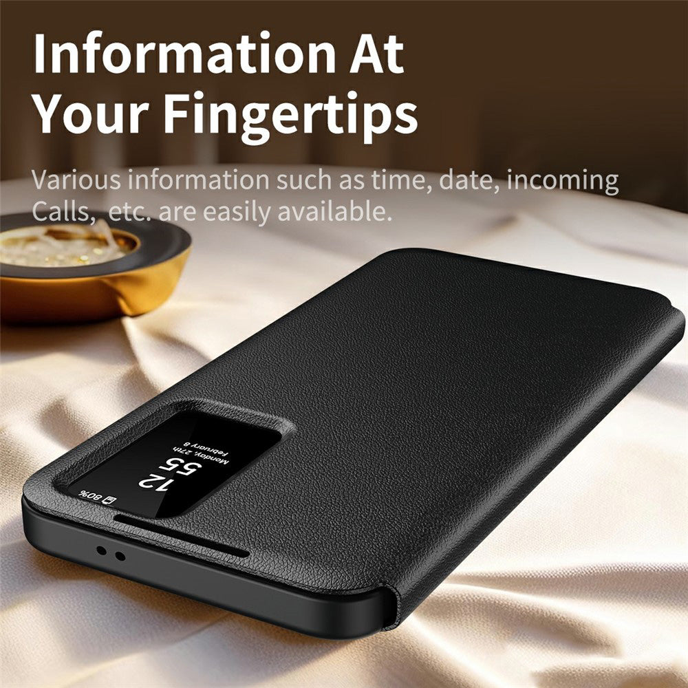 Case for Samsung Galaxy A37 5G, Techsuit, SmartView, Black