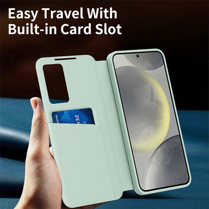 Case for Samsung Galaxy A37 5G, Techsuit, SmartView, Green