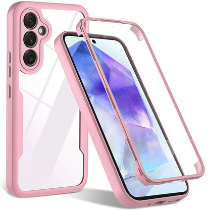 Case for Samsung Galaxy A54 A546, Techsuit, ColorVerse 360, Pink