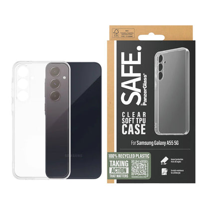 Case for Samsung Galaxy A55 5G A556, PanzerGlass, Safe., Transparent