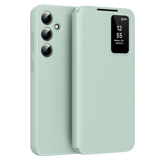 Case for Samsung Galaxy A56 A566, Techsuit, SmartView, Green