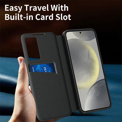 Case for Samsung Galaxy A57 5G, Techsuit, SmartView, Black