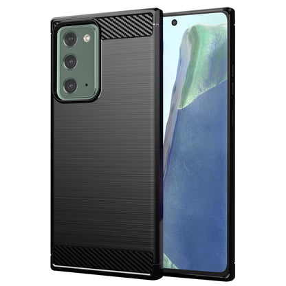 Case for Samsung Galaxy Note 20 5G N981 / Note 20 N980, Techsuit, Carbon, Black