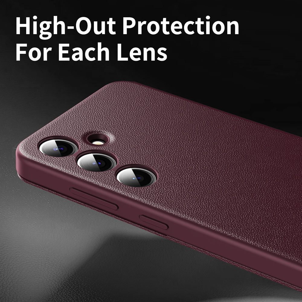 Case for Samsung Galaxy S24 FE S721, Techsuit, SmartView, Red