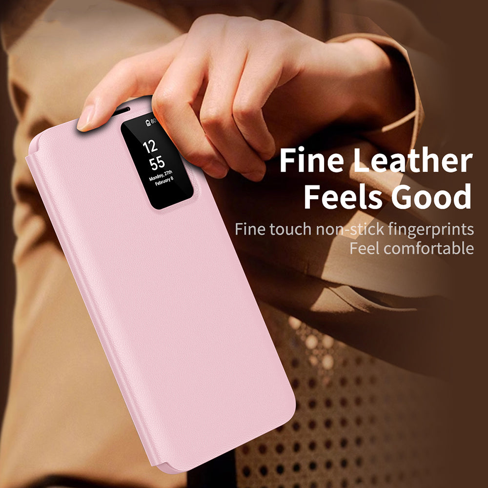 Case for Samsung Galaxy S24 S921, Techsuit, SmartView, Pink