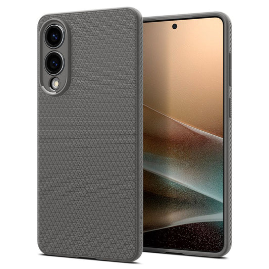 Case for Samsung Galaxy S25 Edge S937, Spigen, Liquid Air, Gray