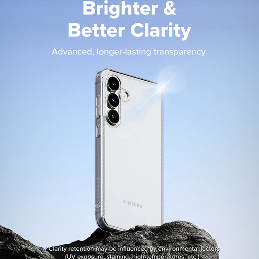 Case for Samsung Galaxy S25 FE, Ringke, Fusion, Transparent