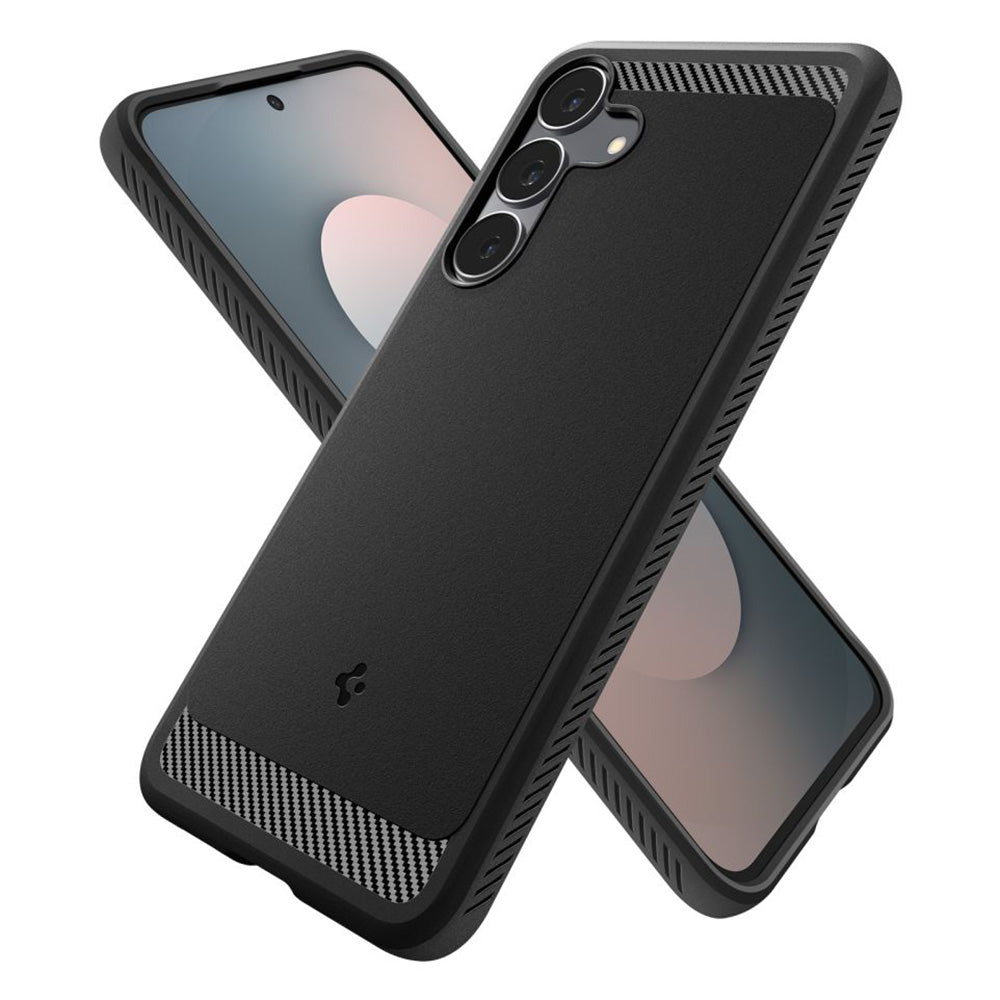 Case for Samsung Galaxy S25 FE, Spigen, Rugged Armor, Matte Black ACS10025