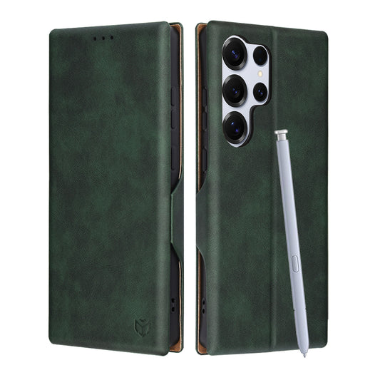 Case for Samsung Galaxy S25 Ultra S938, Techsuit, Safe Wallet Plus, Green