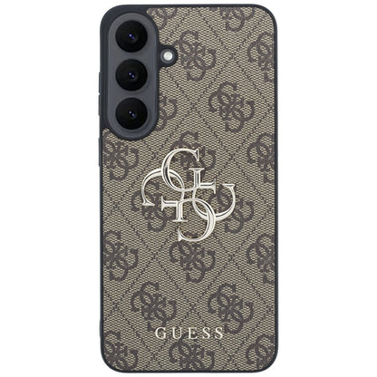 Case for Samsung Galaxy S26 FE S741, Guess, 4G Metal Logo, Brown