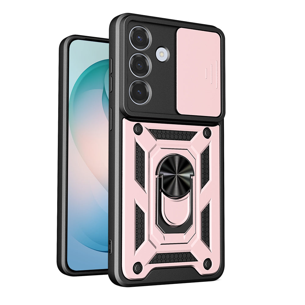 Case for Samsung Galaxy S26 Plus, Techsuit, CamShield, Rose Gold