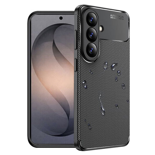 Case for Samsung Galaxy S26 Plus, Techsuit, CarbonFiber, Black