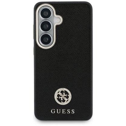 Case for Samsung Galaxy S26 S942, Guess, Rhinestone Round Logo, Black