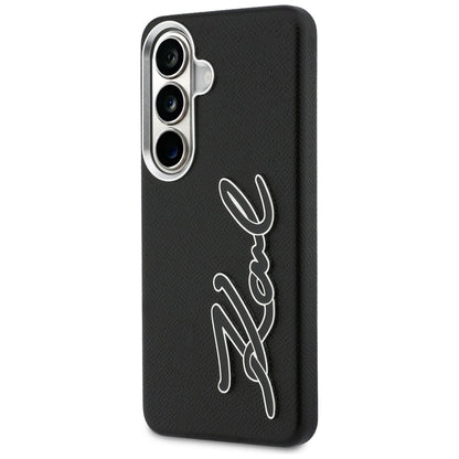 Case for Samsung Galaxy S26 S942, Karl Lagerfeld, Signature Resin Logo, Black