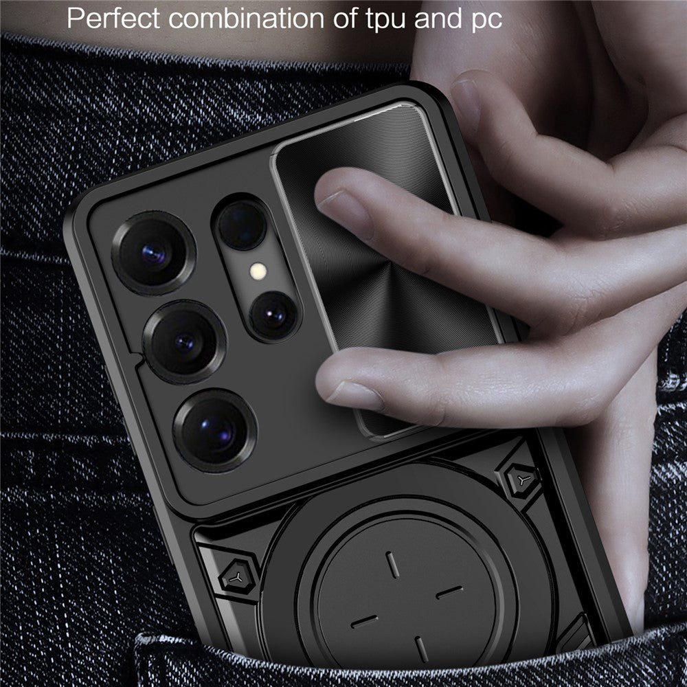 Case for Samsung Galaxy S26 Ultra, Techsuit, CamGuard Pro, Purple