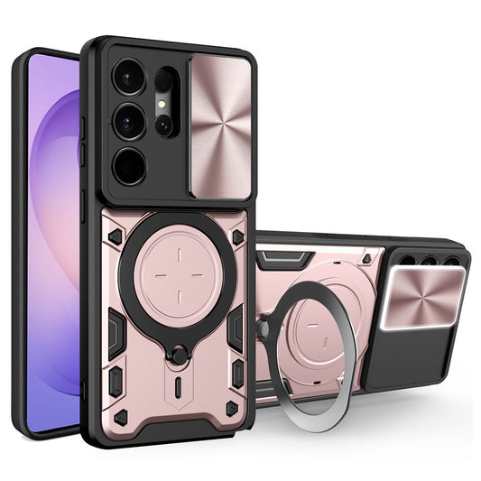 Case for Samsung Galaxy S26 Ultra, Techsuit, CamGuard Pro, Rose Gold