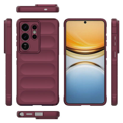 Case for Samsung Galaxy S26 Ultra, Techsuit, Magic Shield, Burgundy