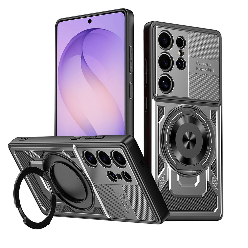 Case for Samsung Galaxy S26 Ultra, Techsuit, RuggedCam, Grey