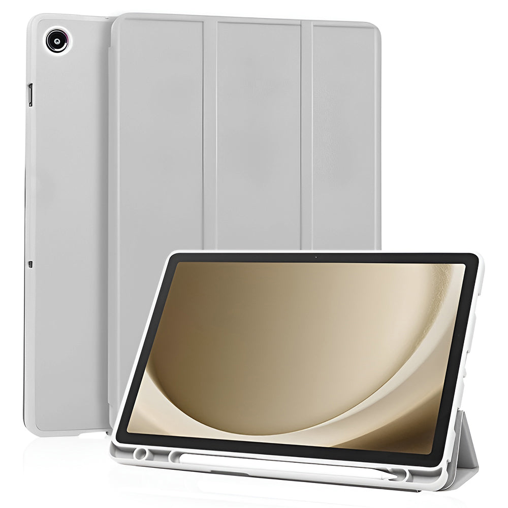 Case for Samsung Galaxy Tab A11+ / Tab A9+, Techsuit, Flex Trifold, Gray