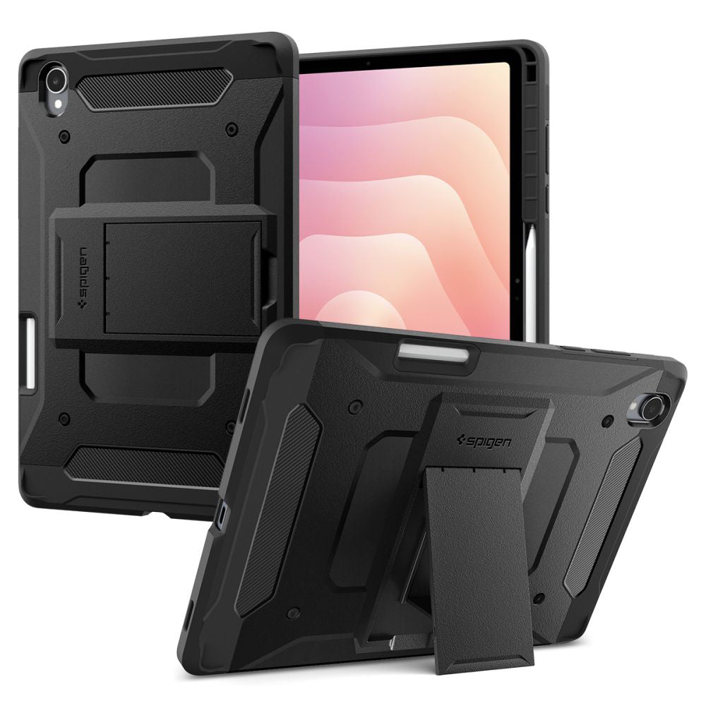 Case for Samsung Galaxy Tab S12 Plus, Spigen, Tough Armor Pro, Black ACS11827