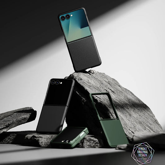 Case for Samsung Galaxy Z Flip7 F766, Ringke, Onyx, Black