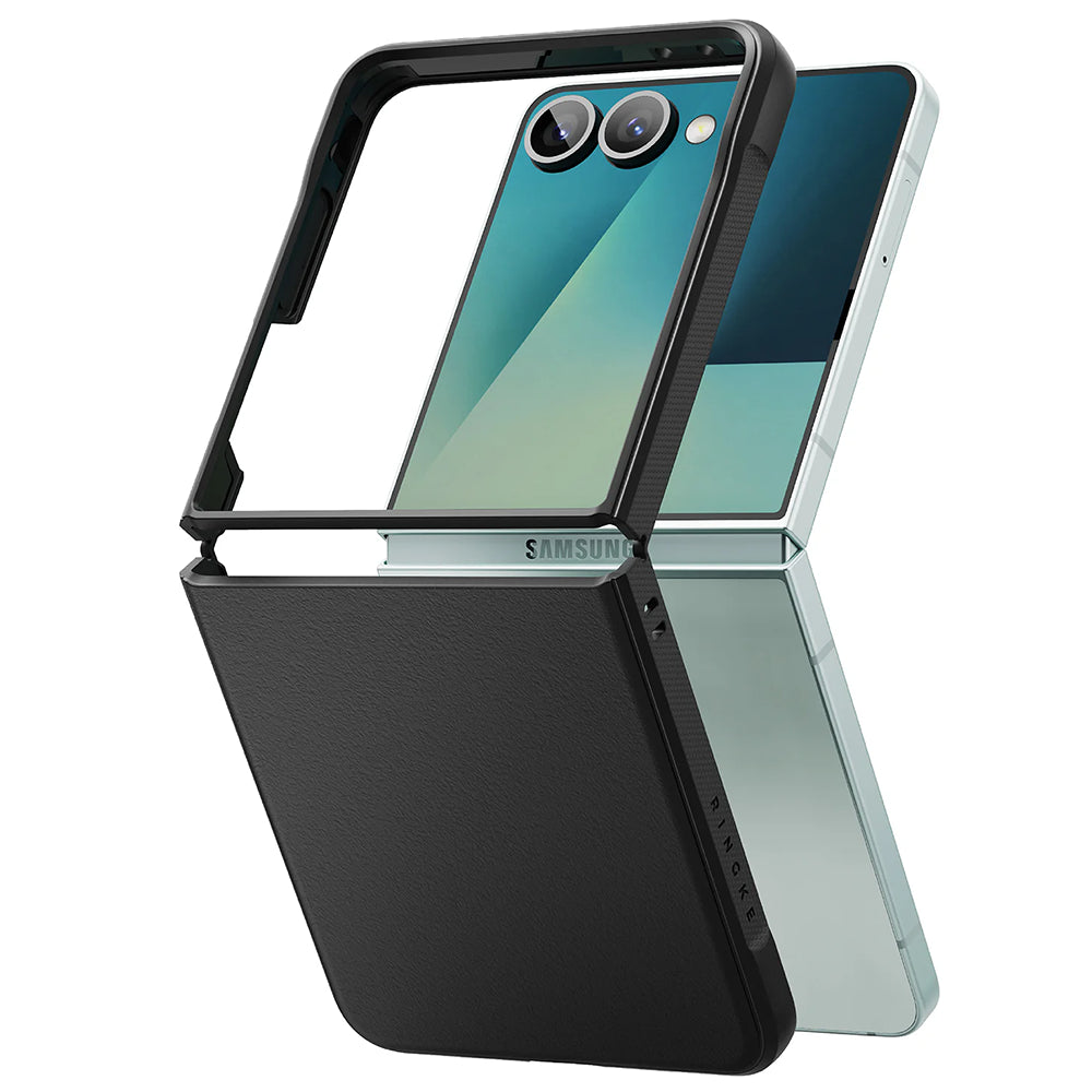 Case for Samsung Galaxy Z Flip7 F766, Ringke, Onyx, Black
