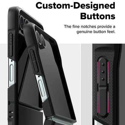 Case for Samsung Galaxy Z Flip7 F766, Ringke, Onyx, Black