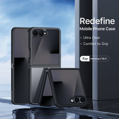 Case for Samsung Galaxy Z Flip8 F776, DUX DUCIS, Aimo, Black