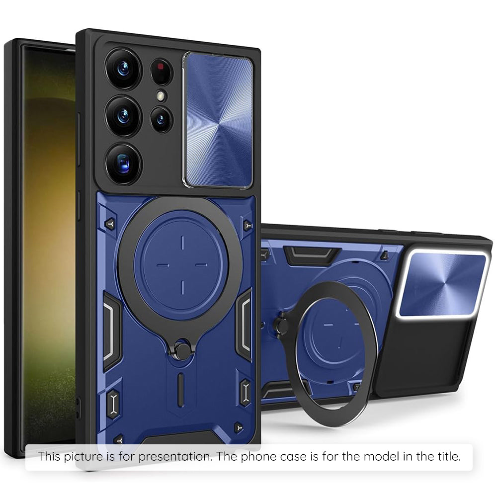 Case for Samsung Galaxy Z Flip8 F776, Techsuit, CamGuard Pro, Blue