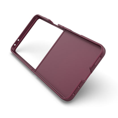 Case for Samsung Galaxy Z Flip8 F776, Techsuit, Magic Shield, Burgundy