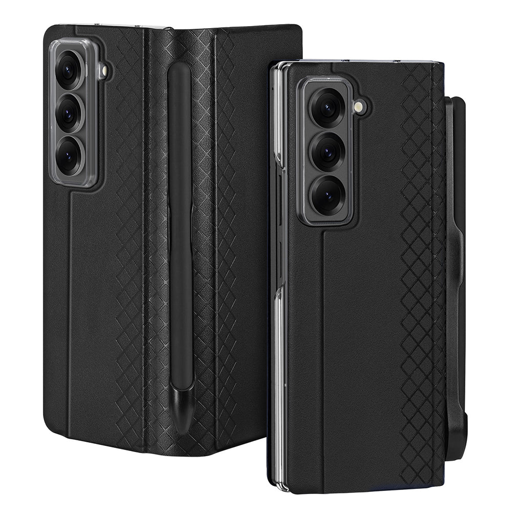 Case for Samsung Galaxy Z Fold Special, DUX DUCIS, Bril (with Pencil Holder), Black