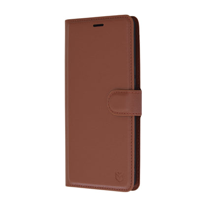 Case for Sony Xperia 1 VI, Techsuit, Leather Folio, Brown