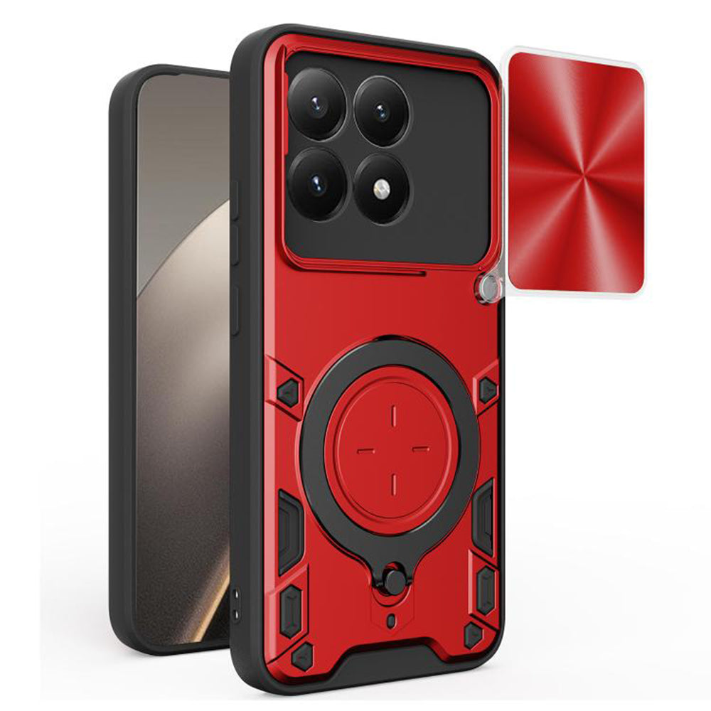 Case for Xiaomi 15T, Techsuit, CamGuard Pro, Red