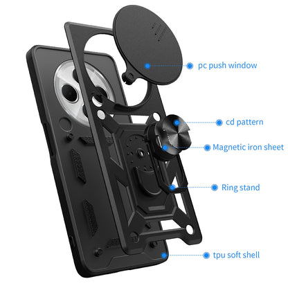 Case for Xiaomi Poco C75 / Redmi 14C, Techsuit, CamShield, Black