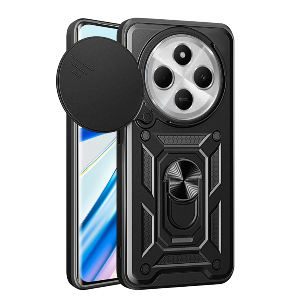 Case for Xiaomi Poco C75 / Redmi 14C, Techsuit, CamShield, Black