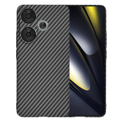 Case for Xiaomi Poco F6, Techsuit, Carbonite FiberShell, Black