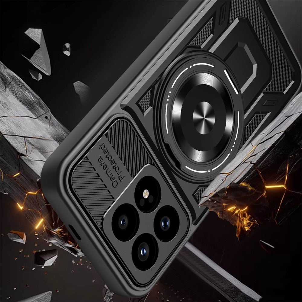 Case for Xiaomi Poco F8 Pro, Techsuit, RuggedCam, Blue