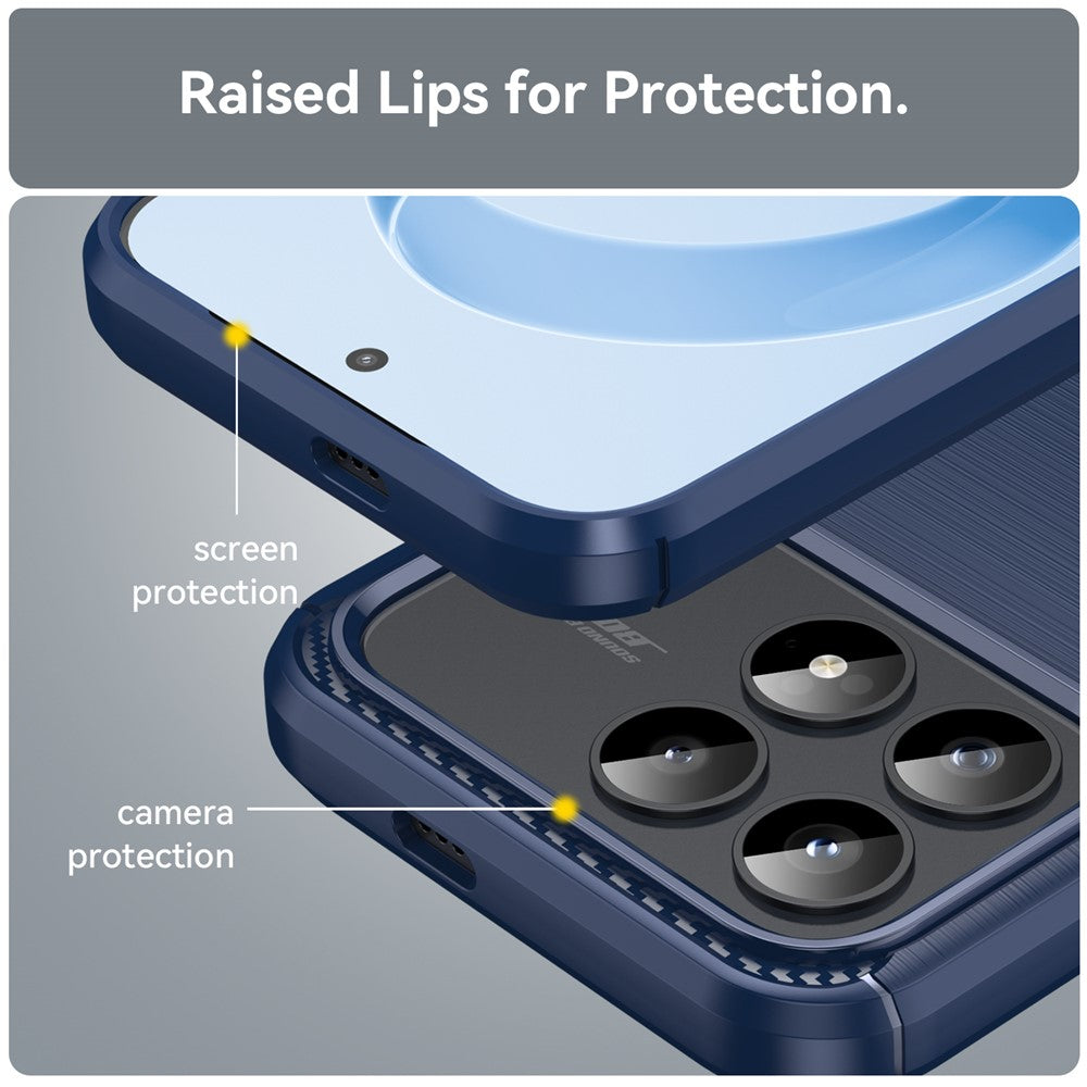 Case for Xiaomi Poco F9 Pro, Techsuit, Carbon, Blue